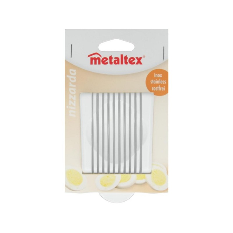 Metaltex Coupe-œufs plastique/acier inoxydable sur carte