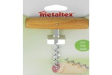 Metaltex Kurkentrekker hout/RVS 10,5cm