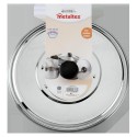 Metaltex RVS antispatdeksel met stoomgaten Ø14-25cm