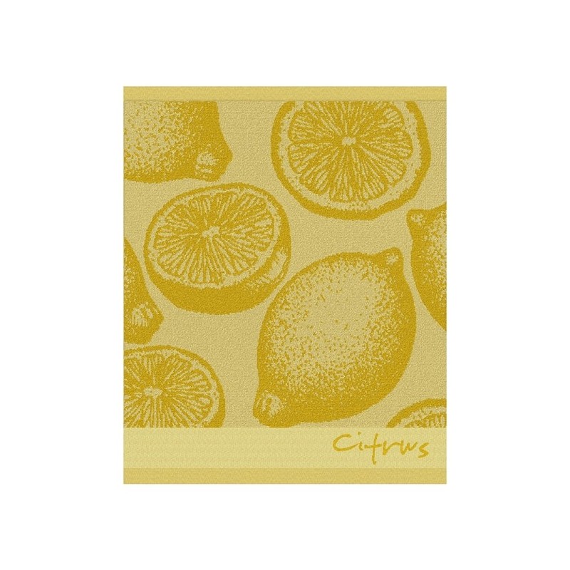DDDDD Keukendoek citrus 50x55cm yellow per 6 stuks