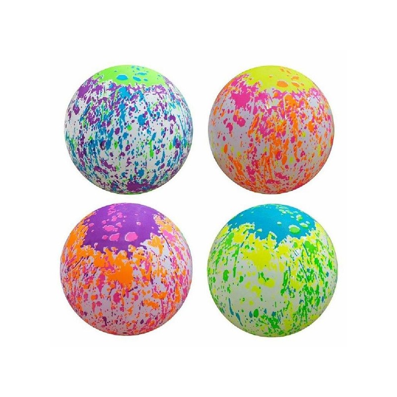 Peinture Splash boule arc-en-ciel Ø23cm