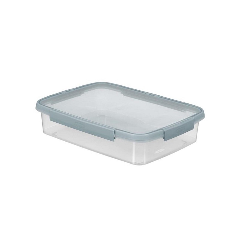Curver Smart Fresh Eco Vershouddoos 3,5L Laag Smokey Grey/Transparant