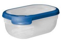 Curver Grand Chef Eco Vershoudbakje 0,75L Transparant/Donkerblauw