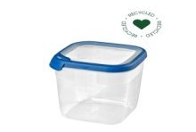 Curver Grand Chef Eco Vershoudbakje 2,6L Vierkant Transparant/Donkerblauw