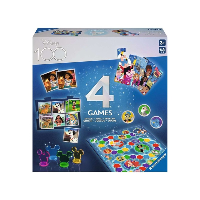 Ravensburger Disney 100 ans jeu 4-en-1