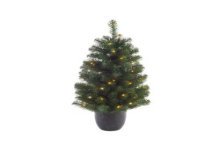 Imperial Kerstboom in pot geschikt voor BUITEN 120cm 80LED. 6u timer. batterij