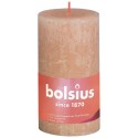 Bolsius Bougie bloc rustique collection Shine 130/68 Misty Pink - Misty Pink