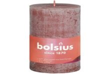 Bolsius Rustiek  stompkaars Shine collection 100/50 Suede Brown