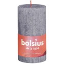 Bolsius Bougie bloc rustique collection Shine 130/68 Lavande givrée-Lavande glacée