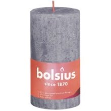 Bolsius Bougie bloc rustique collection Shine 130/68 Lavande givrée-Lavande glacée