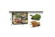 Dino Auto Frictie Set A 2 Stuks 13cm