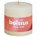 Bolsius Shine Collection Bougie bloc rustique 100/100 Soft Pearl- Soft Pearl