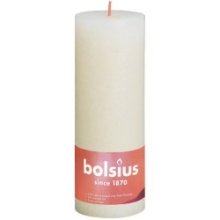 Bolsius Shine Collection Bougie bloc rustique 190/68 Soft Pearl- Soft Pearl