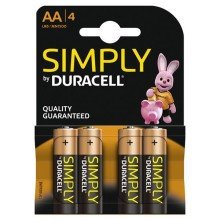 Duracell AA batterij LR6 MN1500 1,5V Doos a 20 blisters a 4 stuks