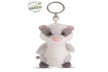 NICI Green sleutelhanger slaapmuis Dora mouse 10,5 cm