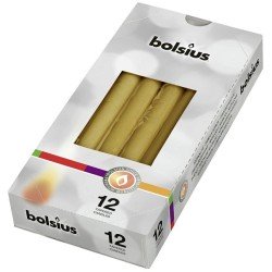 Bolsius Gotische kaars 245/24 12 stuks goud