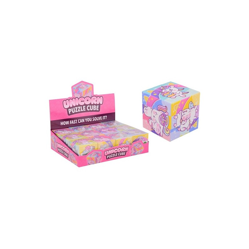 Cube puzzle licorne