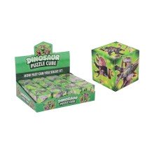 Cube puzzle dinosaure