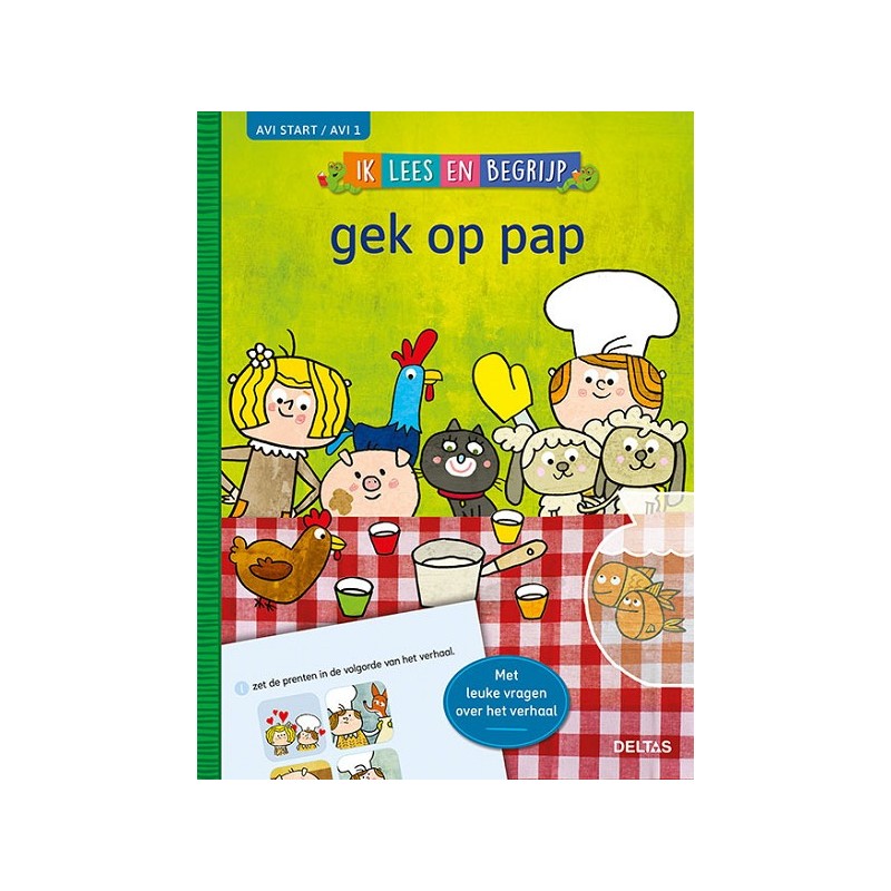 Deltas Ik lees en begrijp - Gek op pap (AVI start/AVI 1)