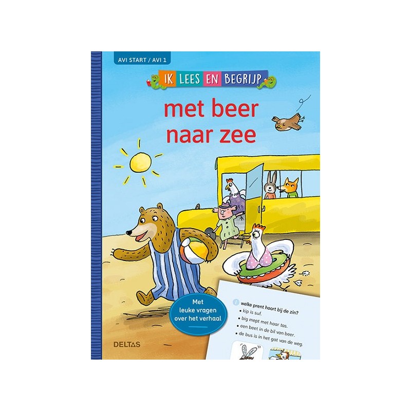 Deltas Ik lees en begrijp - Met beer naar de zee (AVI start/AVI 1)