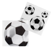 Papieren Servetten Voetbal Set A 20 Stuks 33x33cm