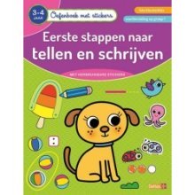 Deltas Oefenboek met stickers Eerste stappen naar tellen en schrijven