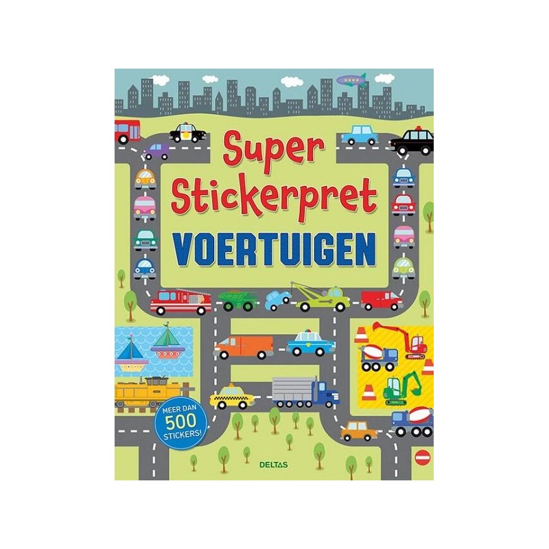 Deltas Super stickerpret - Voertuigen