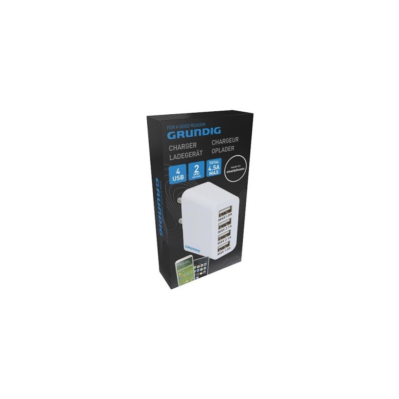 Chargeur USB Grundig 4 ports 230V