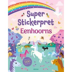 Deltas Super stickerpret - Eenhoorns