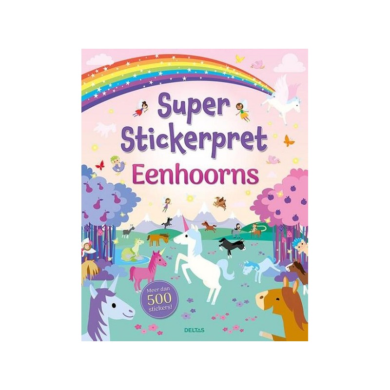 Deltas Super stickerpret - Eenhoorns