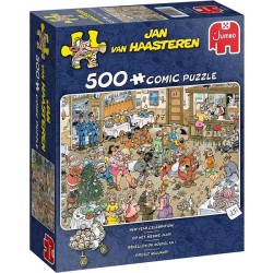 Puzzle géant de Jan van Haasteren C'est parti pour la nouvelle année ! 500 pièces