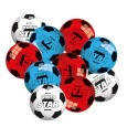 Football World Star (balle en carbure) 22cm sachet de 10 pièces couleurs mélangées