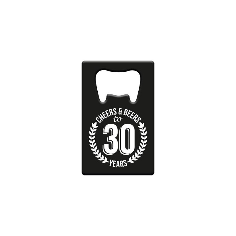 Paperdreams Flesopener Metaal - 30 Jaar