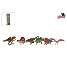 DinoWorld 6 figurines de dinosaures 9 cm