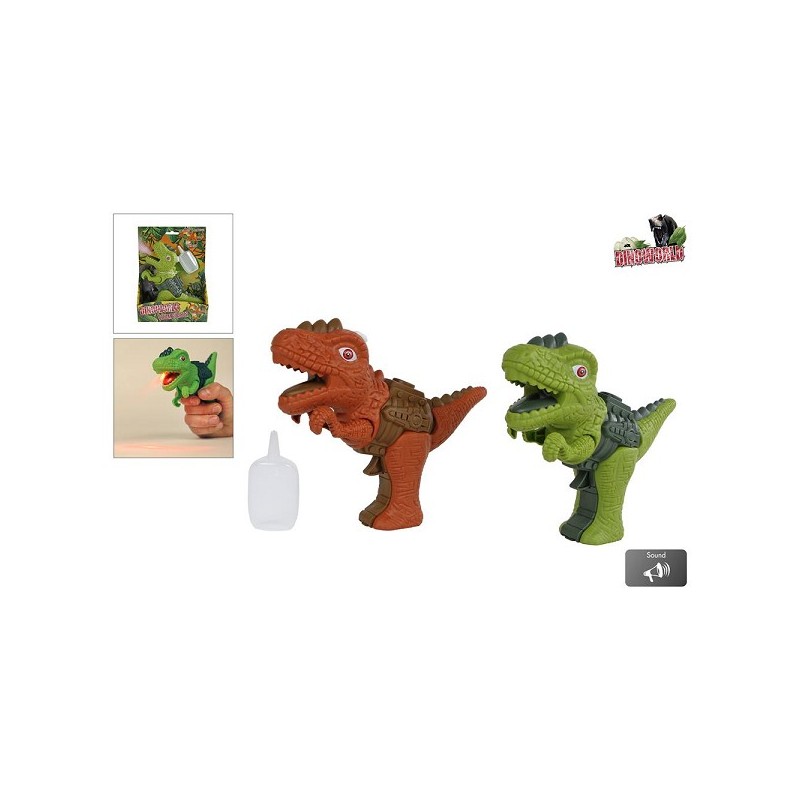 DinoWorld dinosaurus met stoom licht en geluid 17cm