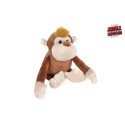 Jungle expedition aap pluche bruin met klitteband 20cm