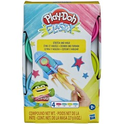 Hasbro Play-Doh Elastix ensemble d'argile 4 pots