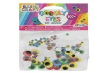 Grafix Wiggle Eyes lot de 100 pièces