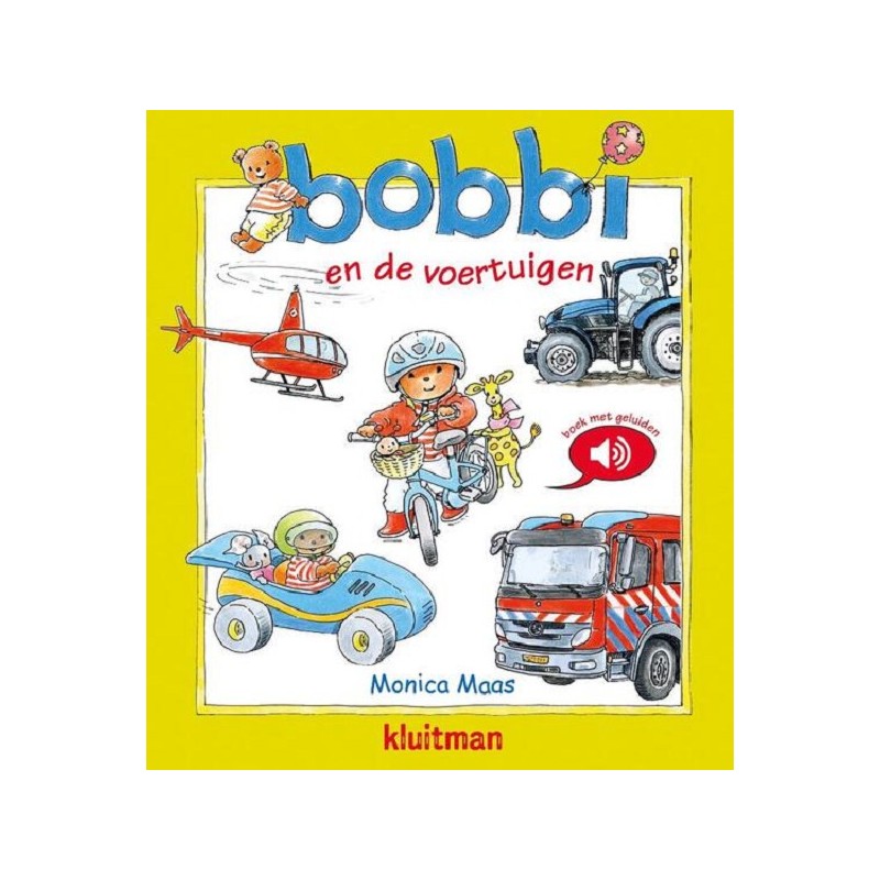 Kluitman Bobbi en de voertuigen geluidenboek