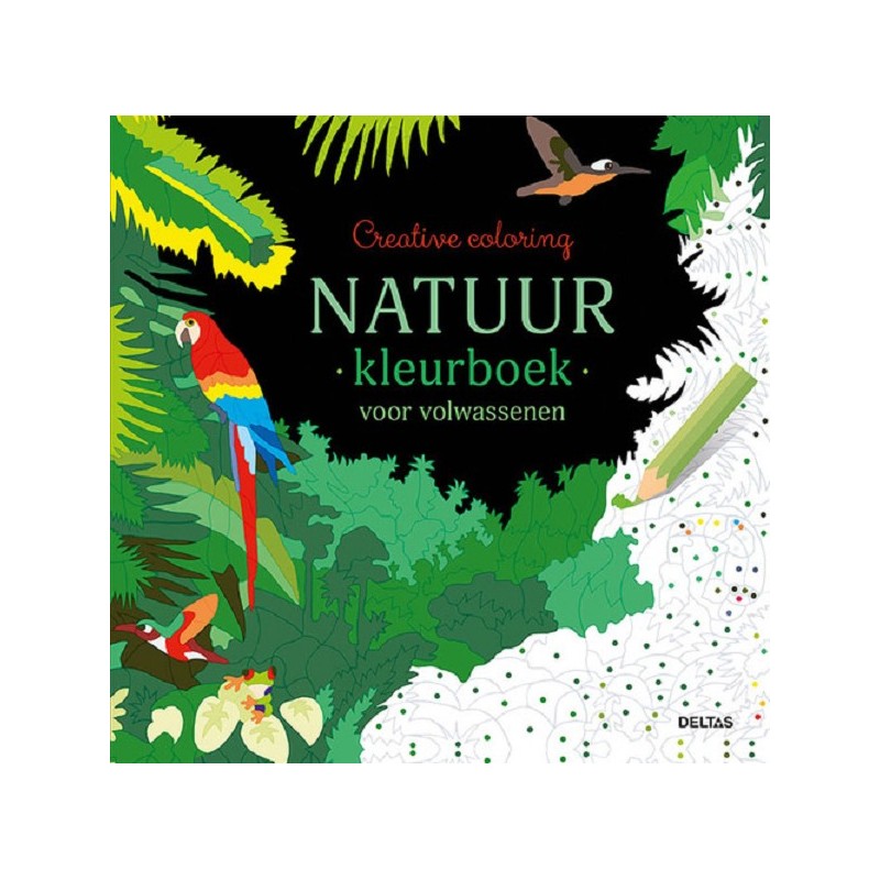 Deltas Creative Coloring - Livre de coloriage nature pour adultes