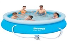 Piscine Bestway FastSet 305x76cm + pompe 12Volt