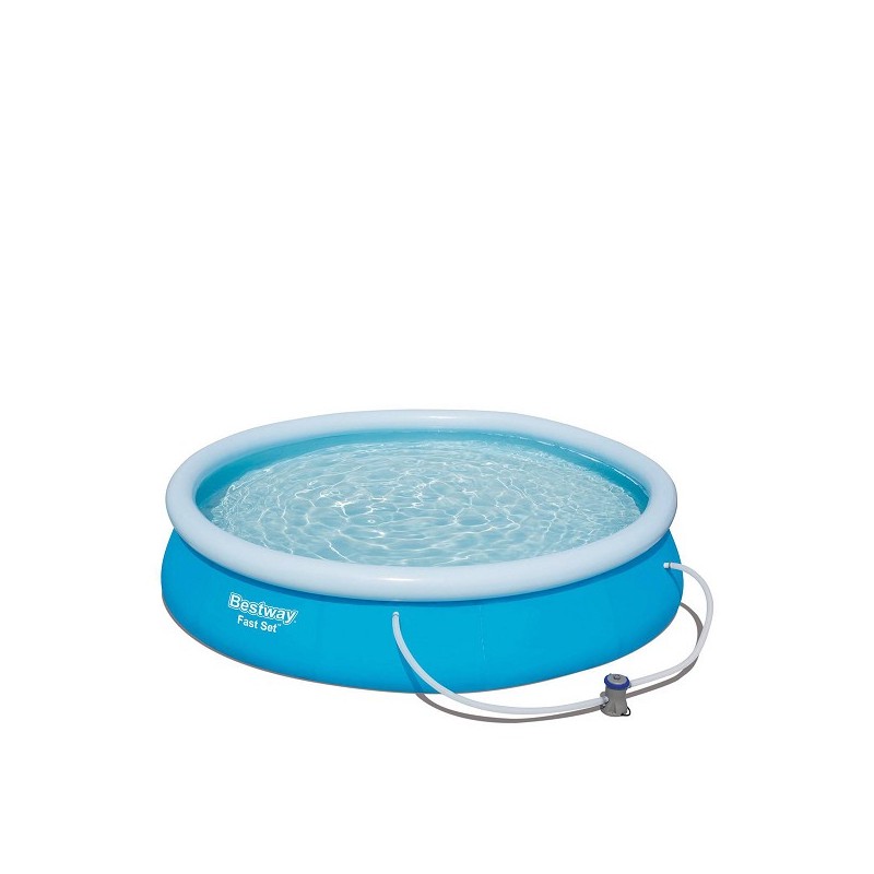 Piscine Bestway FastSet 366x76cm + pompe 12Volt