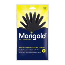 Marigold Outdoor handschoen zwart XL pak a 6 paar handschoenen