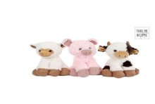 Peluche animal de la ferme Take Me Home 23cm