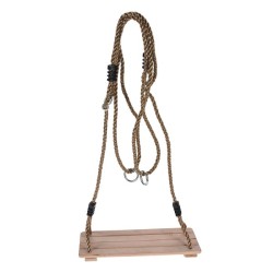 Balançoire bois 40x16cm Longueur corde 210cm