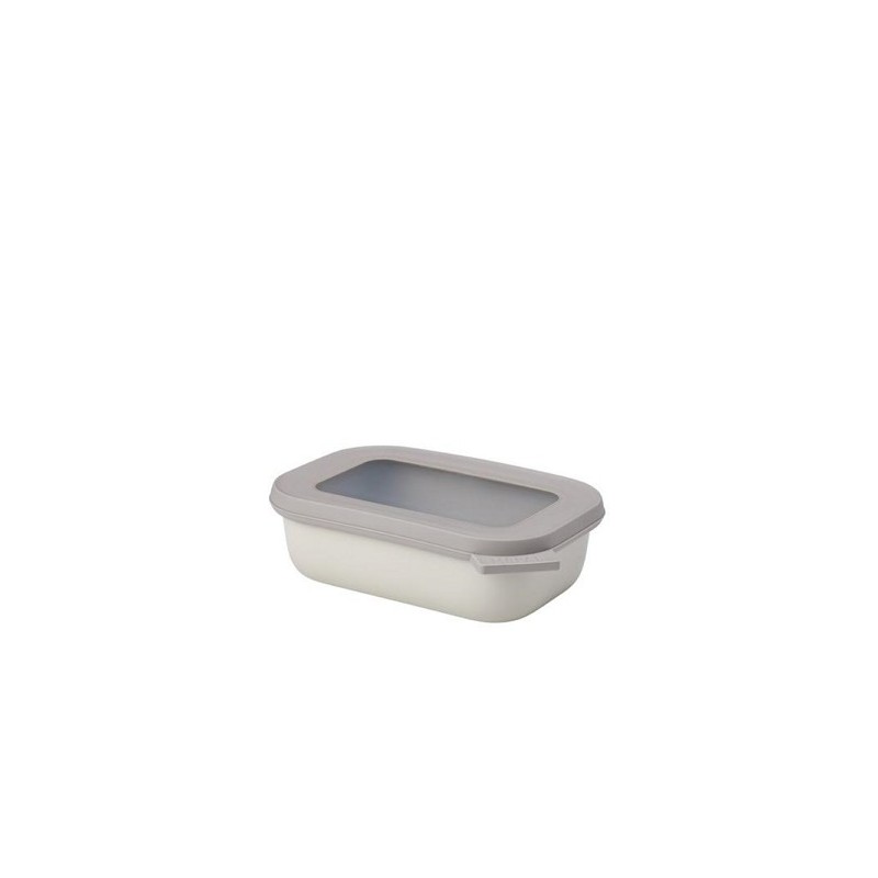 Mepal Multibowl cirqula rectangulaire 500ml - blanc nordique 17,6x12,6x5,1cm