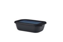 Mepal Multikom cirqula rechthoekig 750ml - nordic black 17,6x12,6x7,5cm