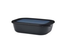 Mepal Multibowl cirqula rectangulaire 1500ml - noir nordique 21,2x16,2x8,9cm