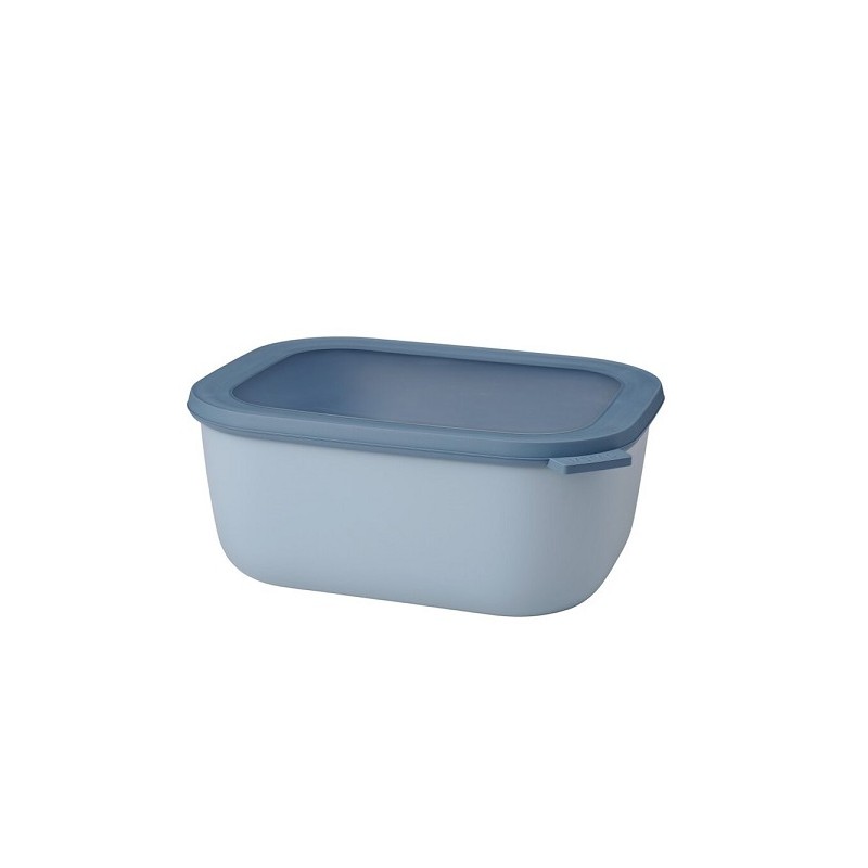 Mepal Multikom cirqula rechthoekig 3000ml - nordic blue 24,9x19,8x10,4cm