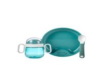 Mepal set babyservies mio 3-delig - deep turquoise